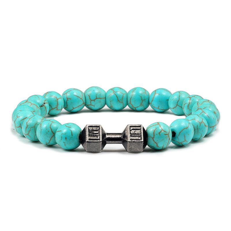 LIVE. LIFT. Dumbbell Bracelet