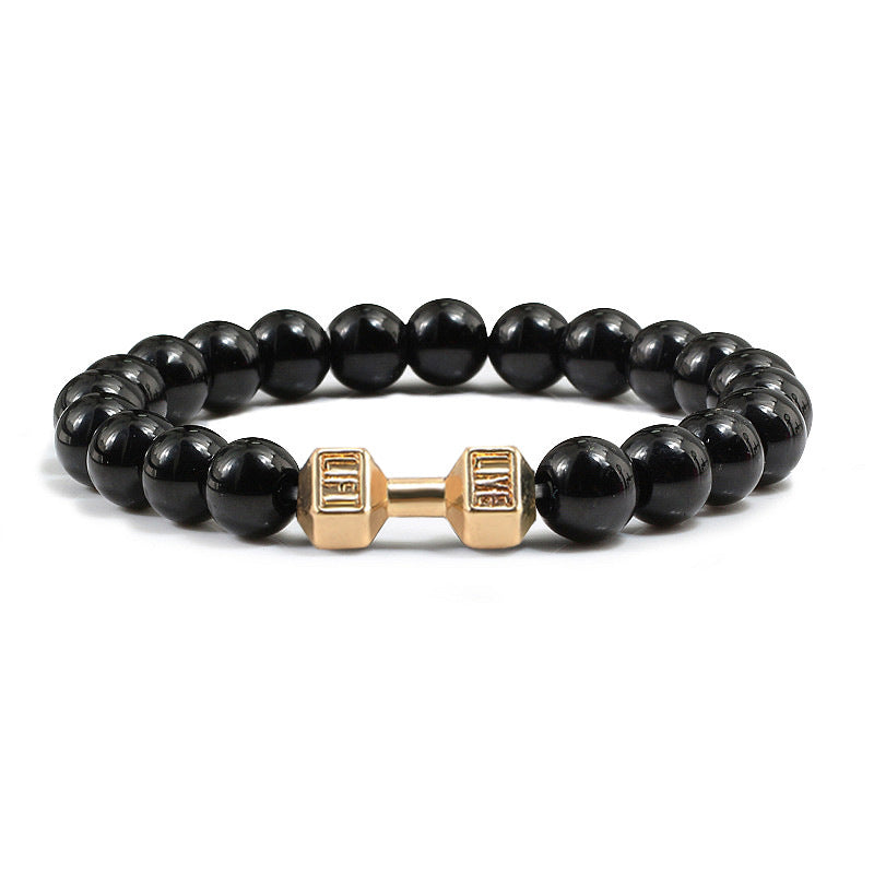 LIVE. LIFT. Dumbbell Bracelet