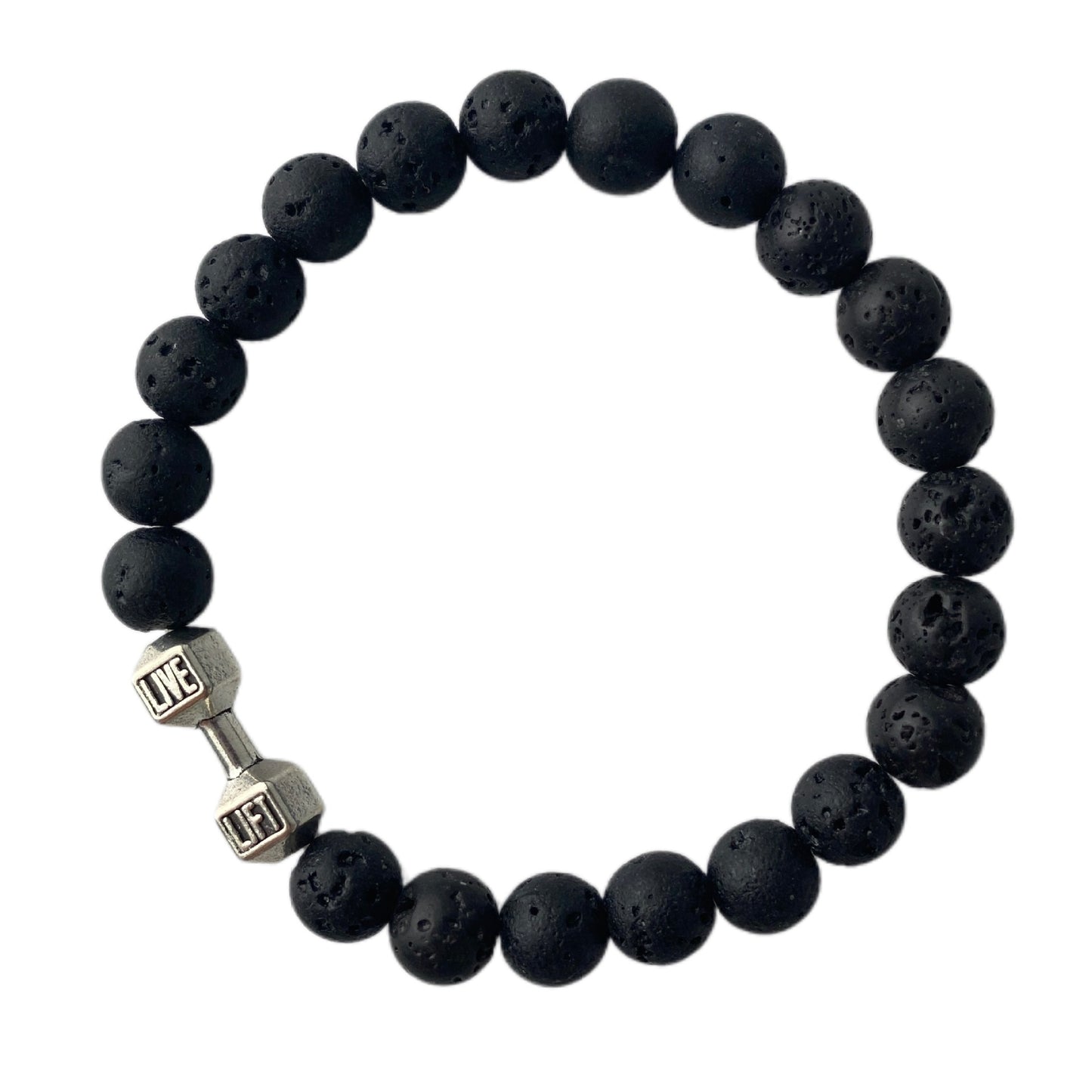 LIVE. LIFT. Dumbbell Bracelet