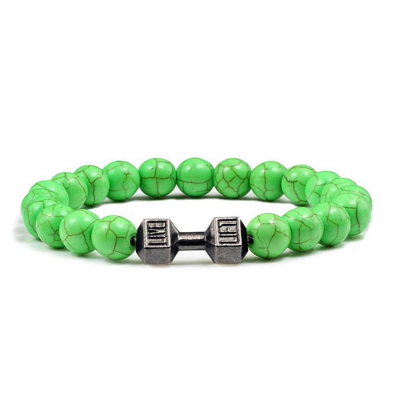 LIVE. LIFT. Dumbbell Bracelet