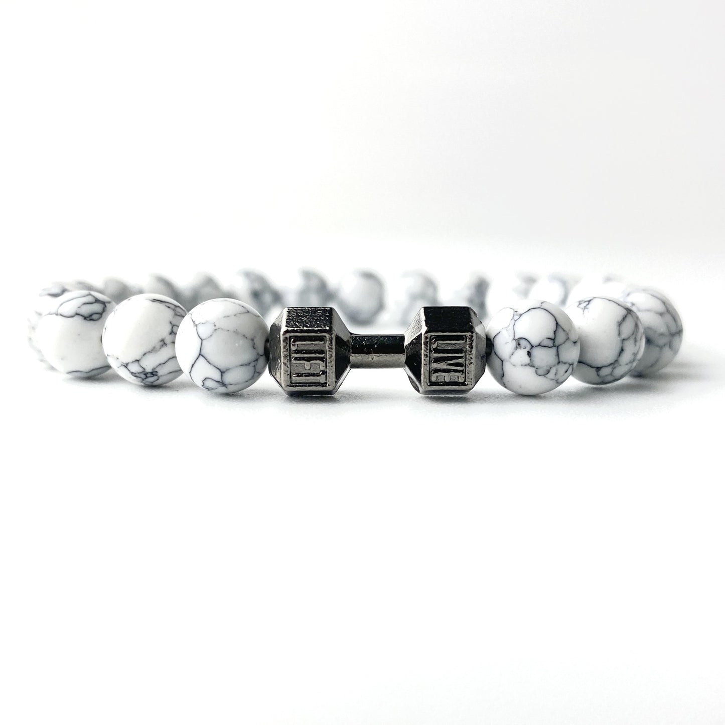 LIVE. LIFT. Dumbbell Bracelet