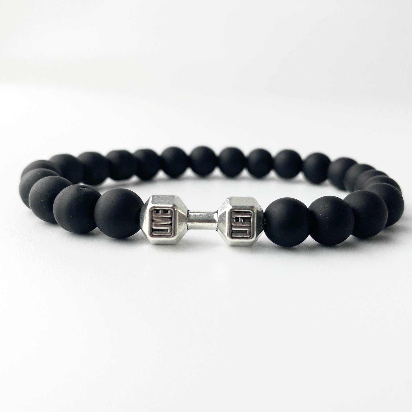 LIVE. LIFT. Dumbbell Bracelet