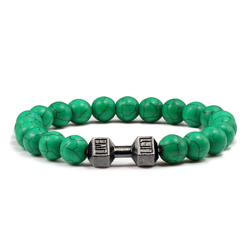 LIVE. LIFT. Dumbbell Bracelet